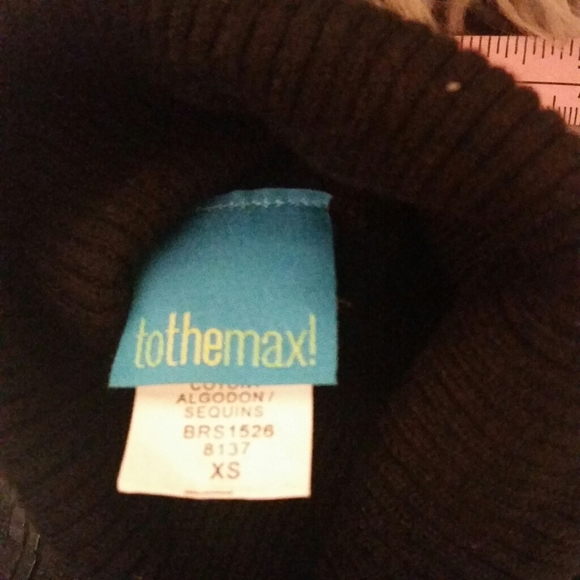 To The Max sleeveless sequin turtleneck,XS - Picture 2 of 6